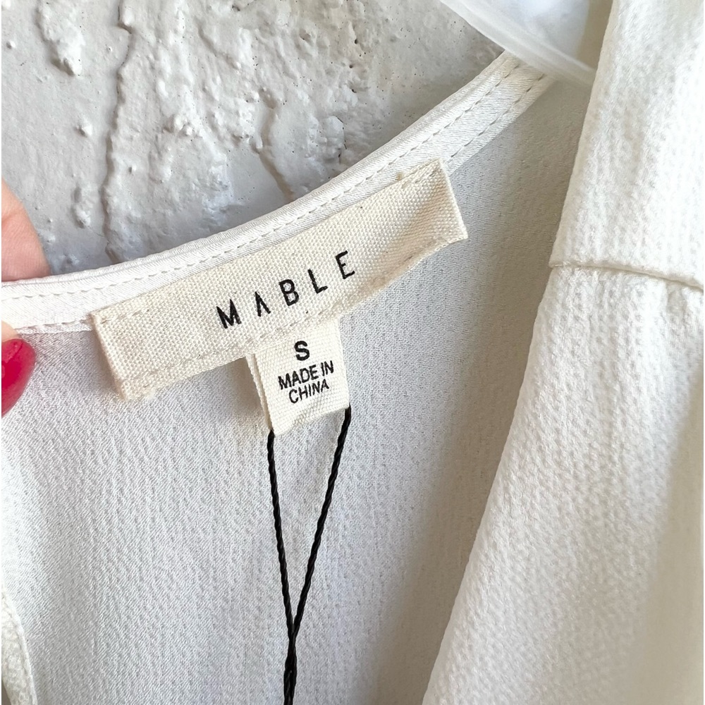 Mable maxi dress with strong sleeves and ruching NWT - Picture 7 of 11